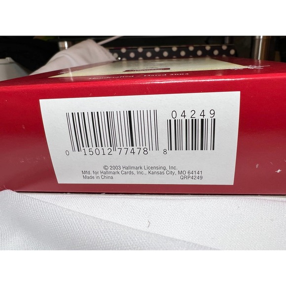 Hallmark Keepsake Ornaments Gift of Peace NIB w/Holiday Memory Card Christmas - Picture 3 of 4